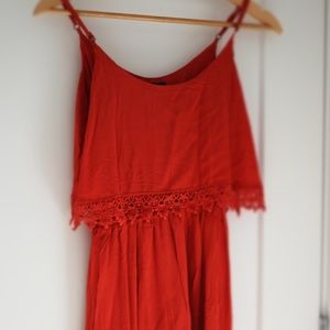 New Forever 21 burnt orange dress small